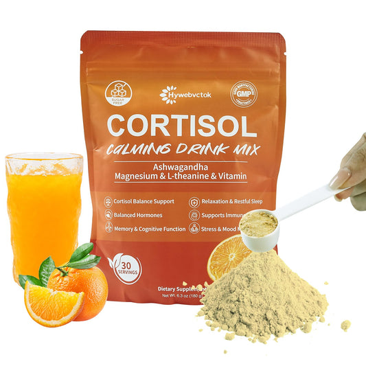 Hywebvctok Cortisol Drink Powder bottle front view