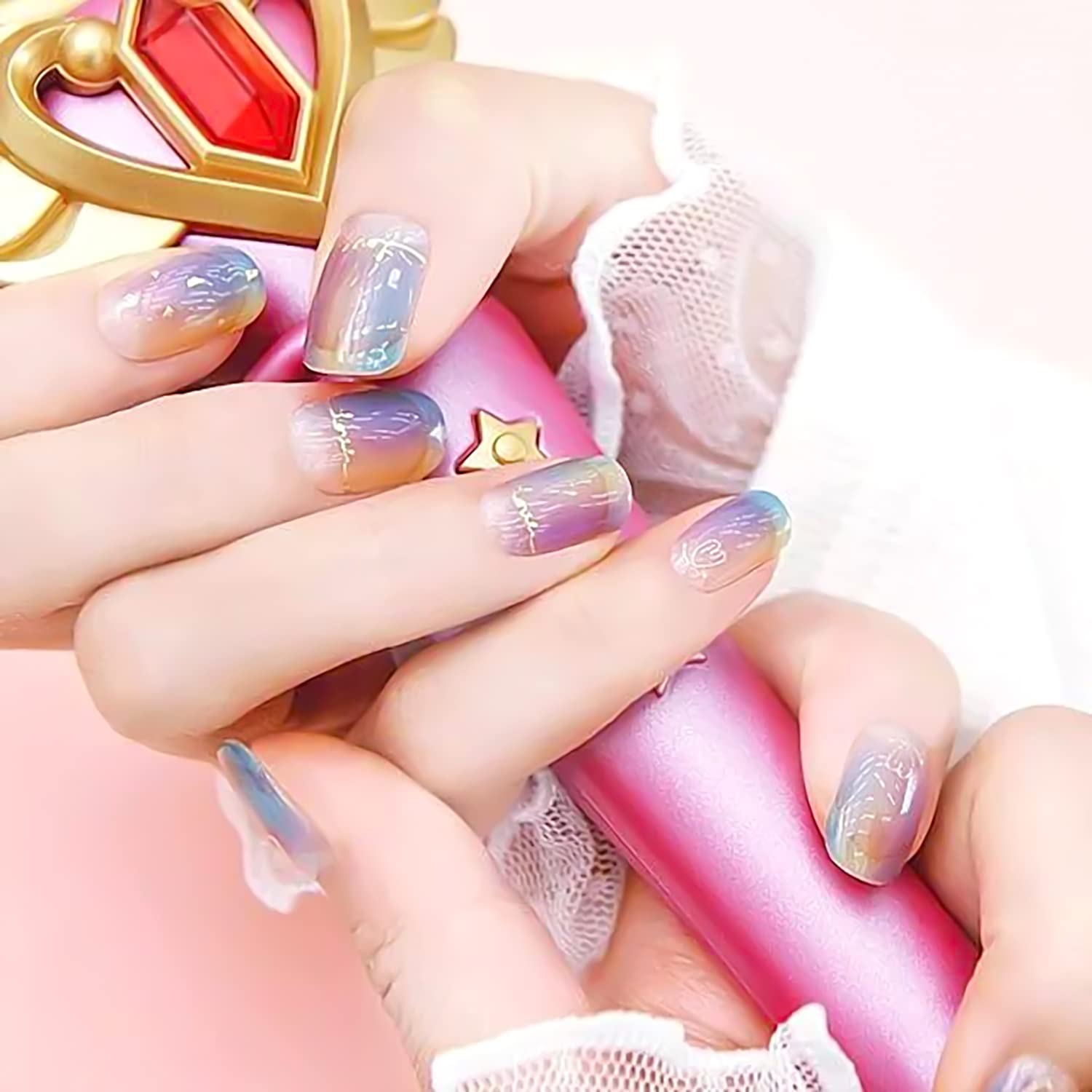 HYWWPFLAY soft sponge material supports gentle blending.