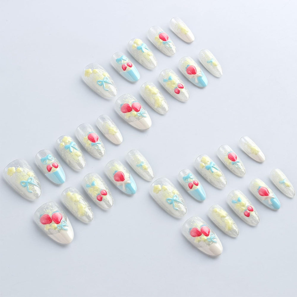 HZJXRT glue sticker pack simplifies secure nail adhesion