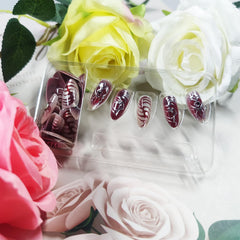 HZJXRT rhinestones nails provide subtle sparkle and elegance