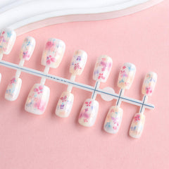 HZJXRT Blue ombre nails showcasing trend-forward color mix