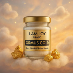 Pure Ormus White Gold Powder packaging label