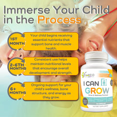 I Can Grow ingredients list with L-arginine, L-ornithine, and L-glycine