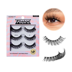 i•ENVY Flick'd LD Curl easy-to-apply strip lashes for quick DIY glam.