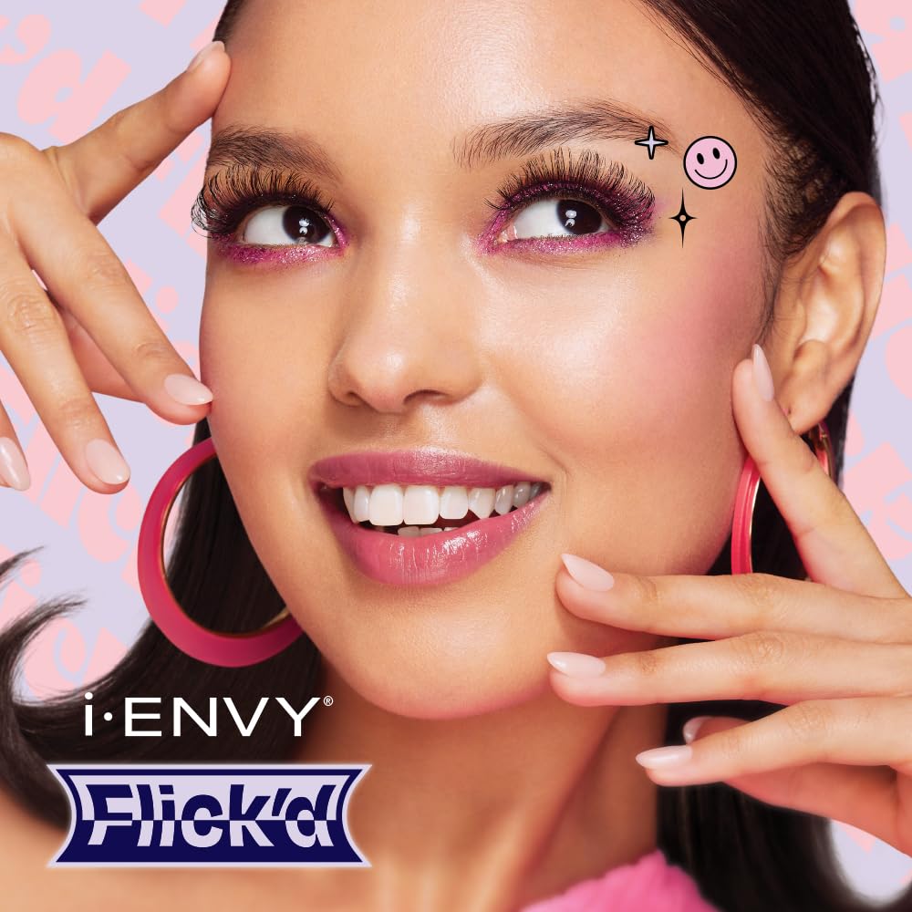 i•ENVY Flick'd LD Curl reusable lashes that preserve curl across wears.