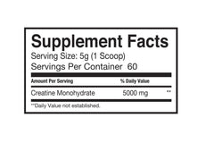 Close-up of micronized creatine monohydrate powder