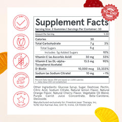 iRestore Hair Gummy Vitamins lemon flavor