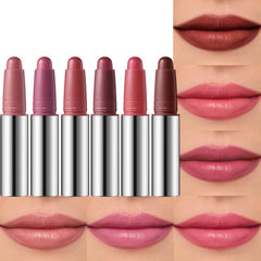 IATMOMOD 6Pcs Lipstick Crayon Set packshot shows bold color options for all-day wear.