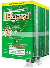 IBgard daily gut health bottle for ongoing digestive support in daily routines.