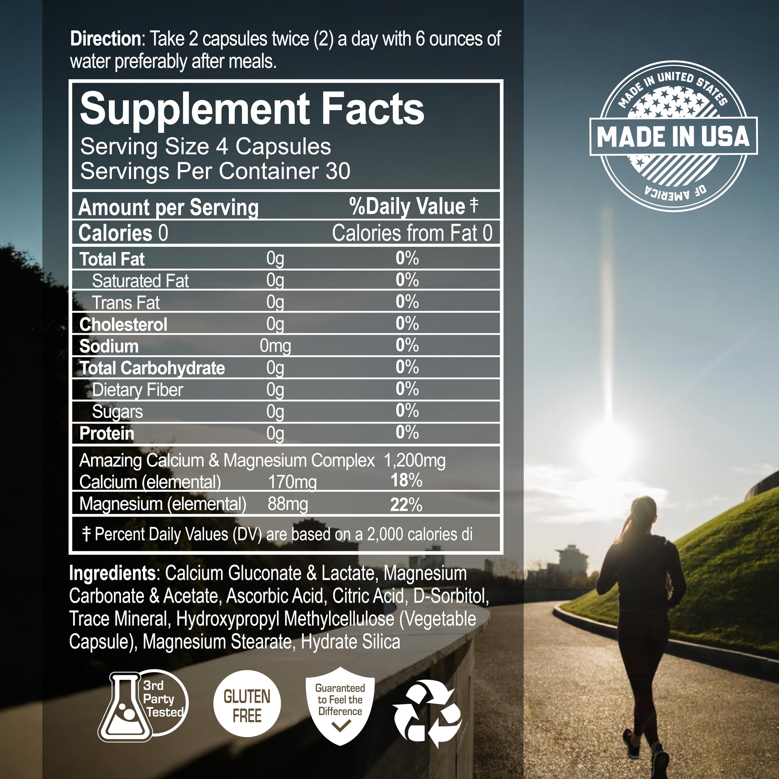 Calcium gluconate used in iBone Cal Mag