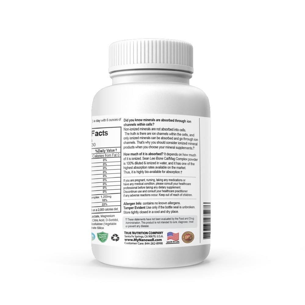 iBone Cal Mag bottle label highlighting absorption claim