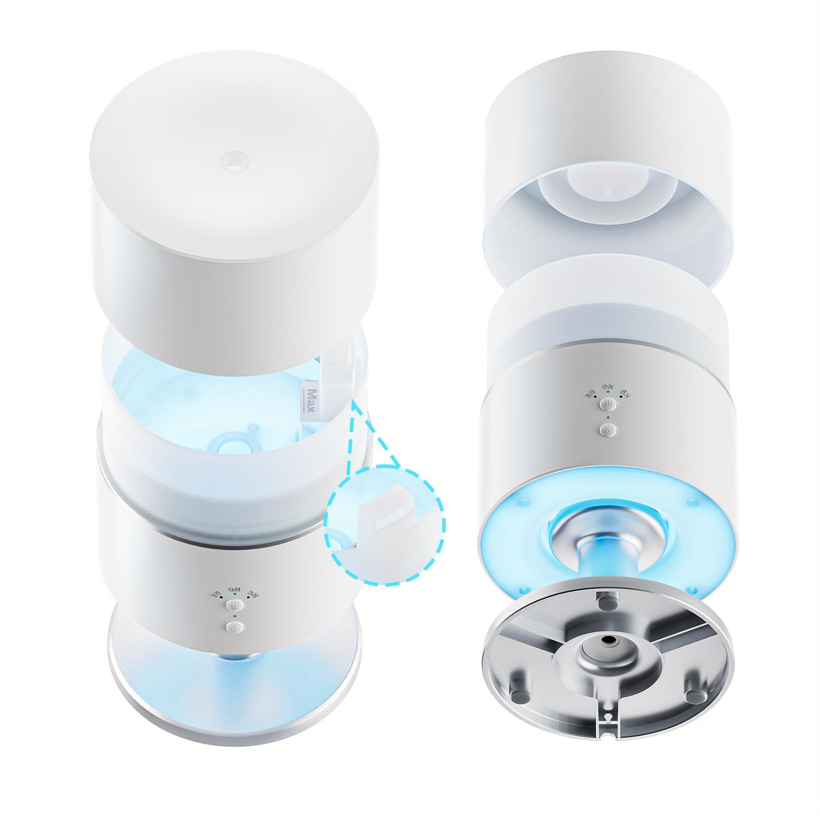 IBRISFULHOM aroma-diffuser-night-light combines scent with soft glow
