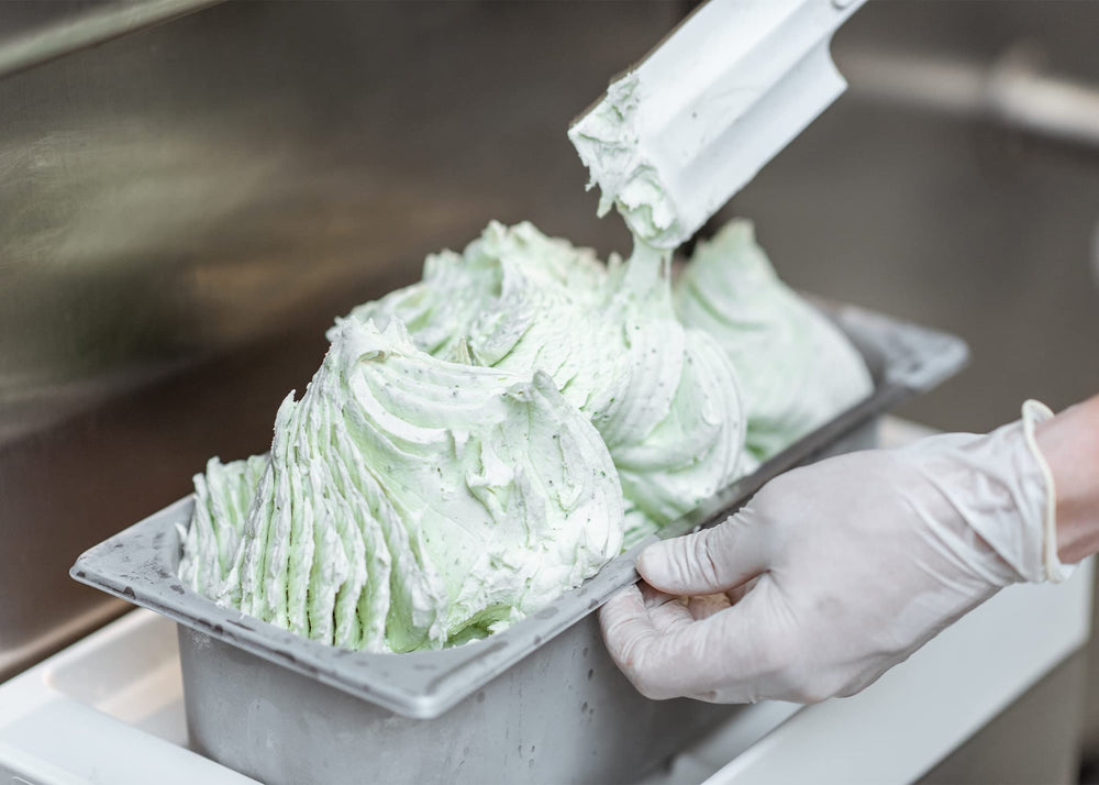 Ice cream application using sodium citrate