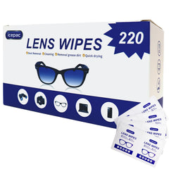 Icepac Lens Wipes single-use packet in pocket