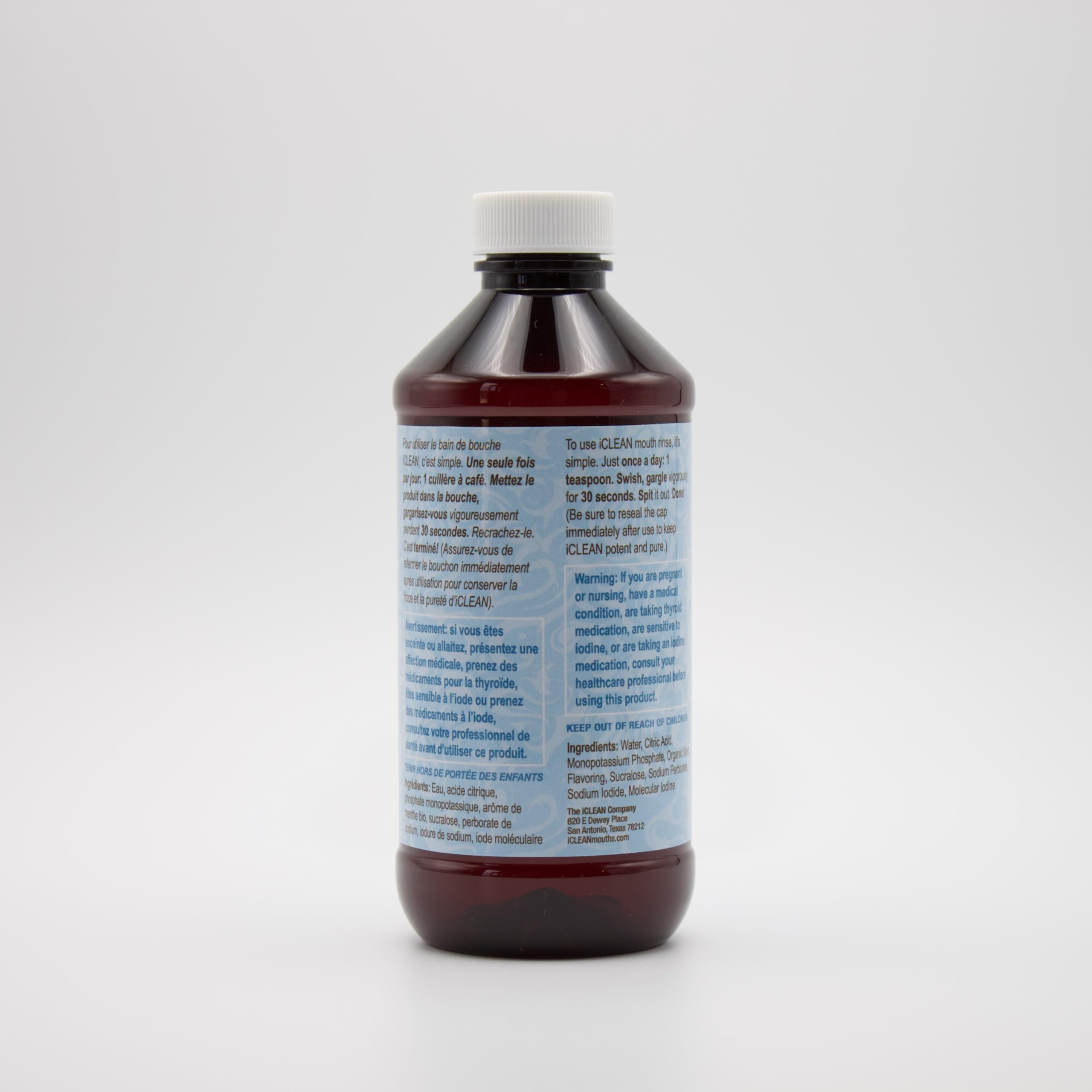 Fresh breath concept associated with iCLEAN Mouthwash