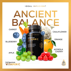 Natural bioflavonoids and cofactors in Vitamin C formula