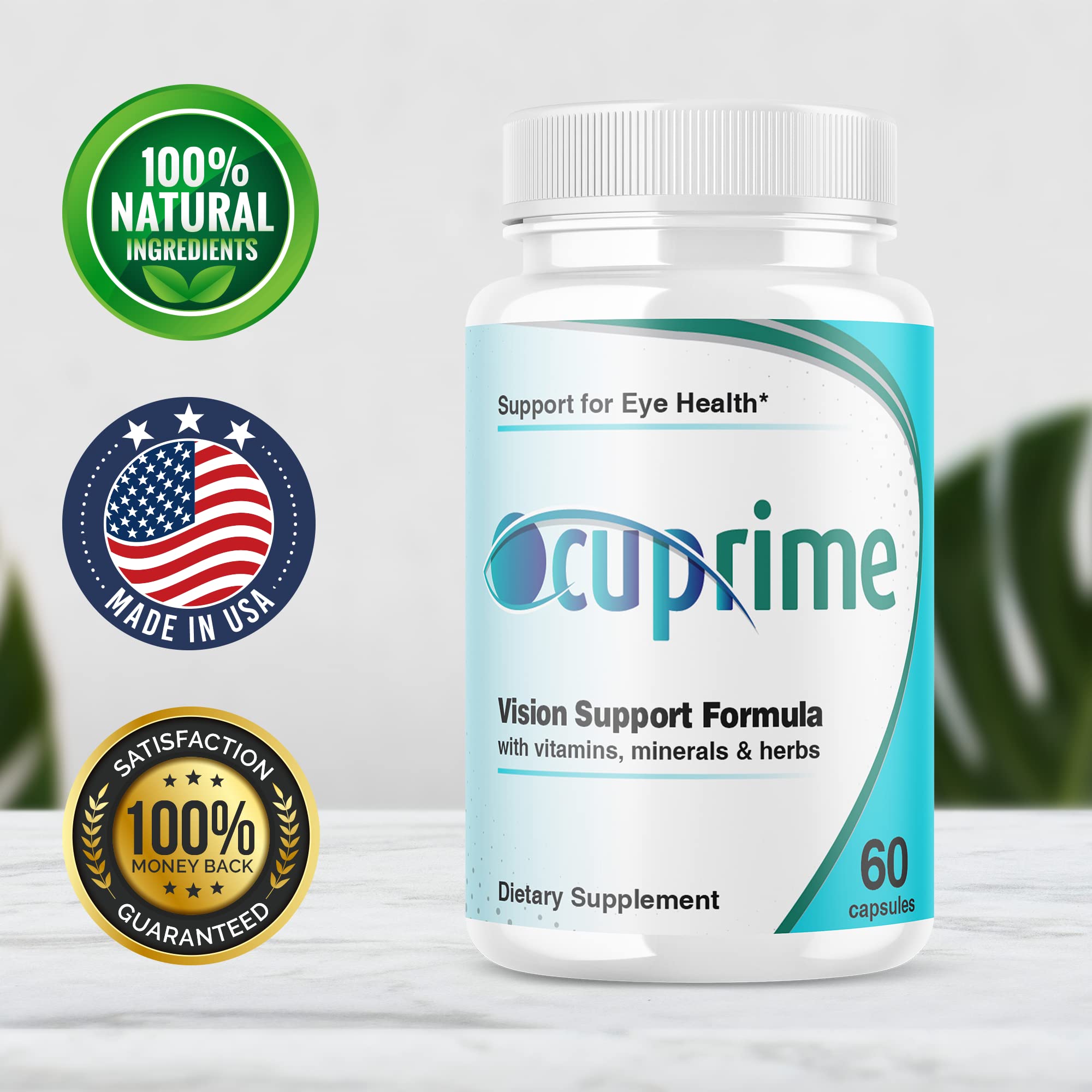 Ocuprime for Eyes bottles with 120 capsules
