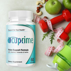 Close-up of Ocuprime Vision Supplement pills