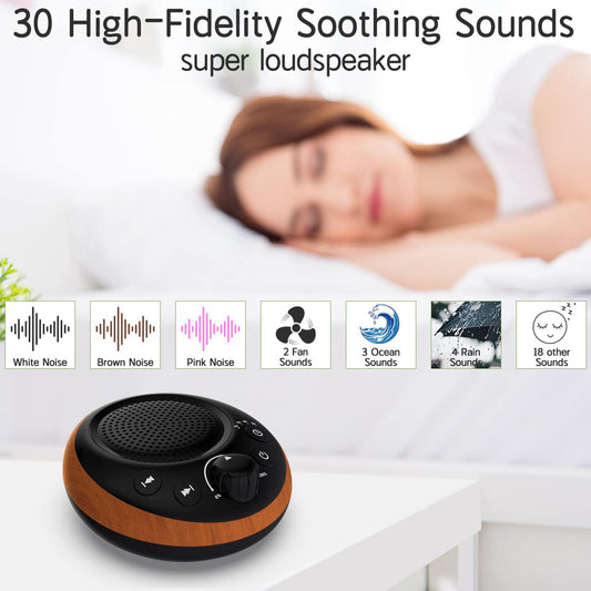 iDealSleep control panel and buttons allow easy volume and sound customization