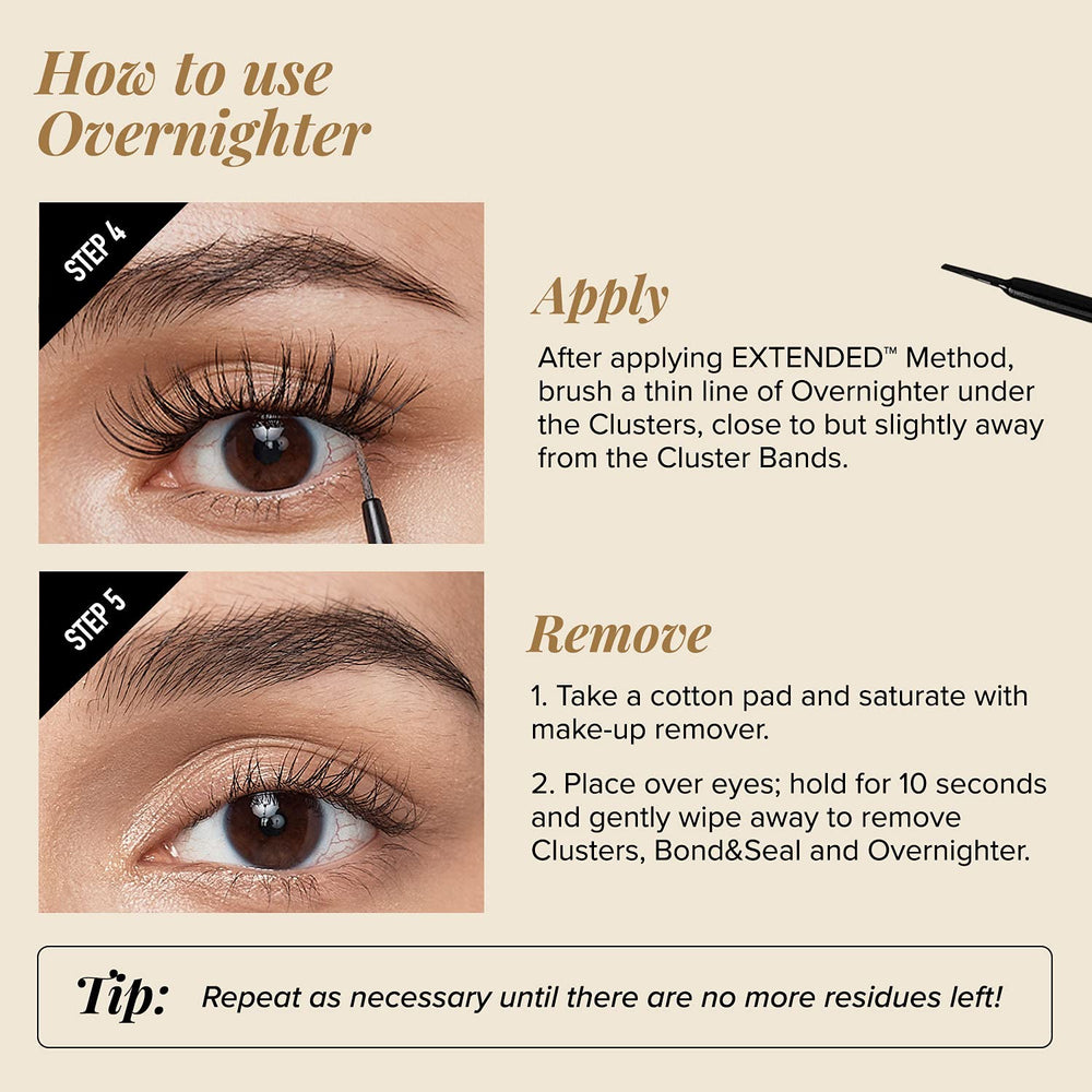 i•ENVY DIY Eyelash Overnighter reusable lashes up to three uses