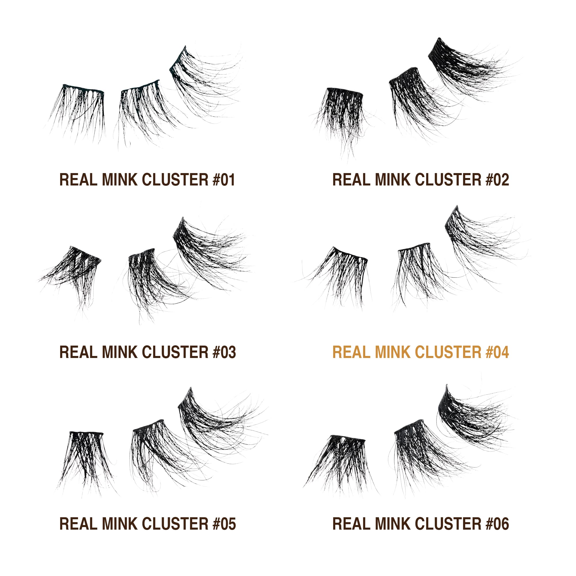 i•ENVY Extended Real Mink Lash Clusters packaging for at-home use.