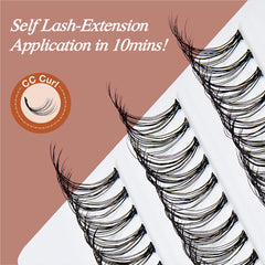 VLuxe CC Curl Lash Cluster natural-look result enhancing eye shape softly