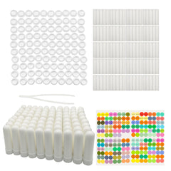 IFINTECHNO 100pcs white nasal inhalers, compact size for travel and daily use.