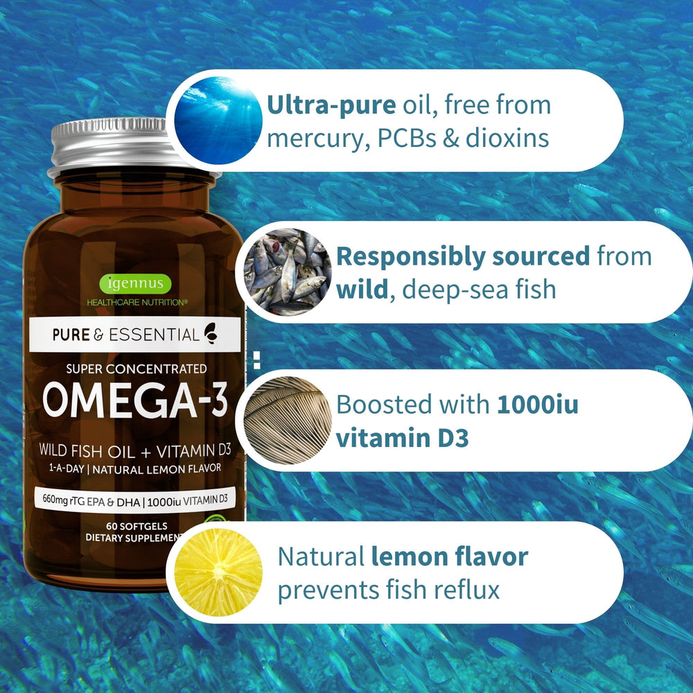 Wild Pacific anchovies used in Igennus Omega-3 oil