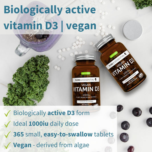 Close-up of plant-based algae source for D3 cholecalciferol