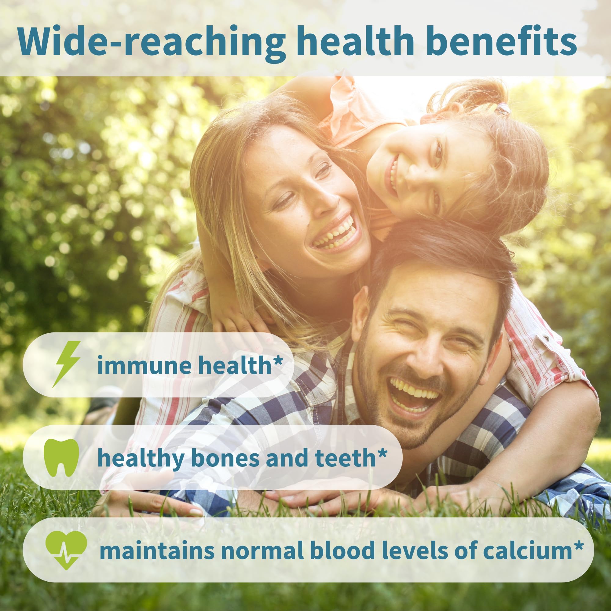 Vegetarian cholecalciferol Vitamin D3 supplement packaging