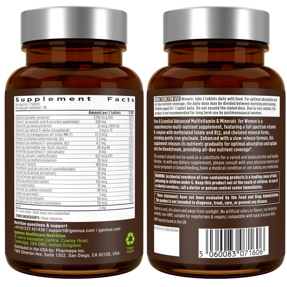 Pure and clean vegan non-GMO ingredients visual