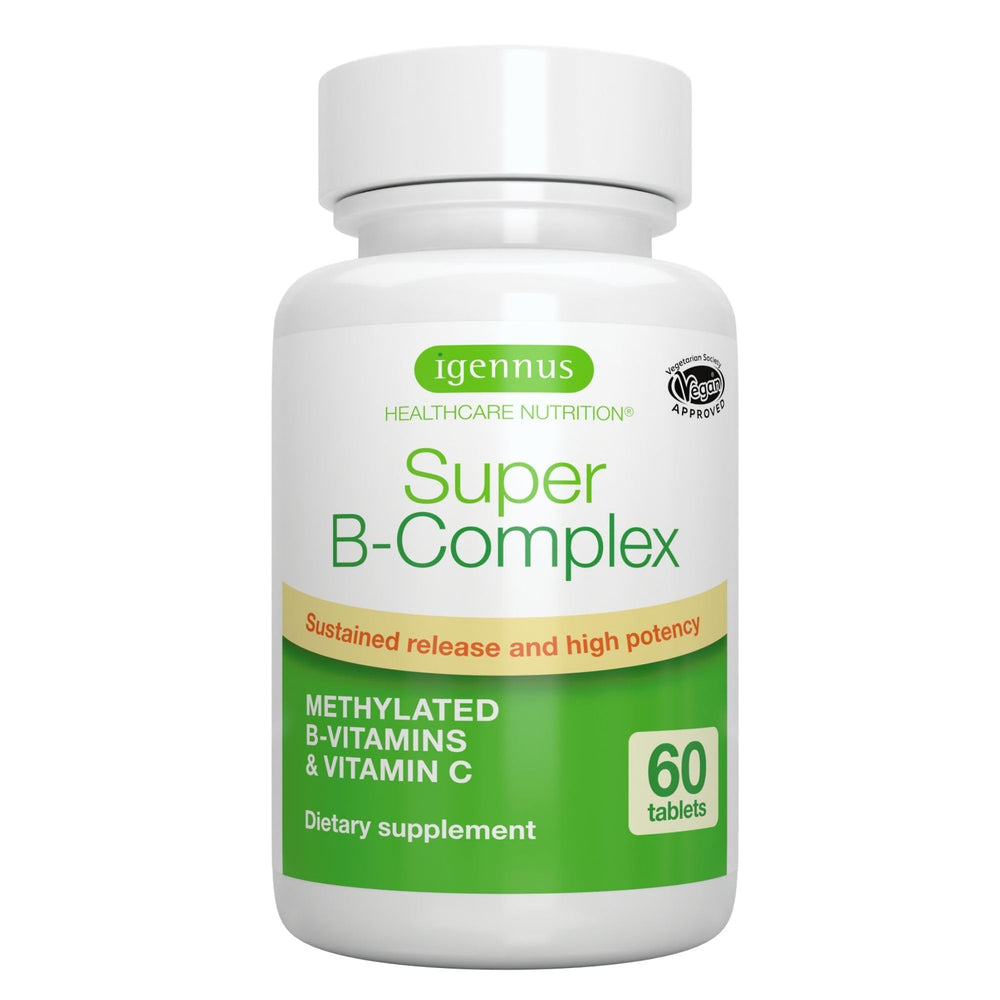 Igennus Super B-Complex methylated B vitamins 60 tablets