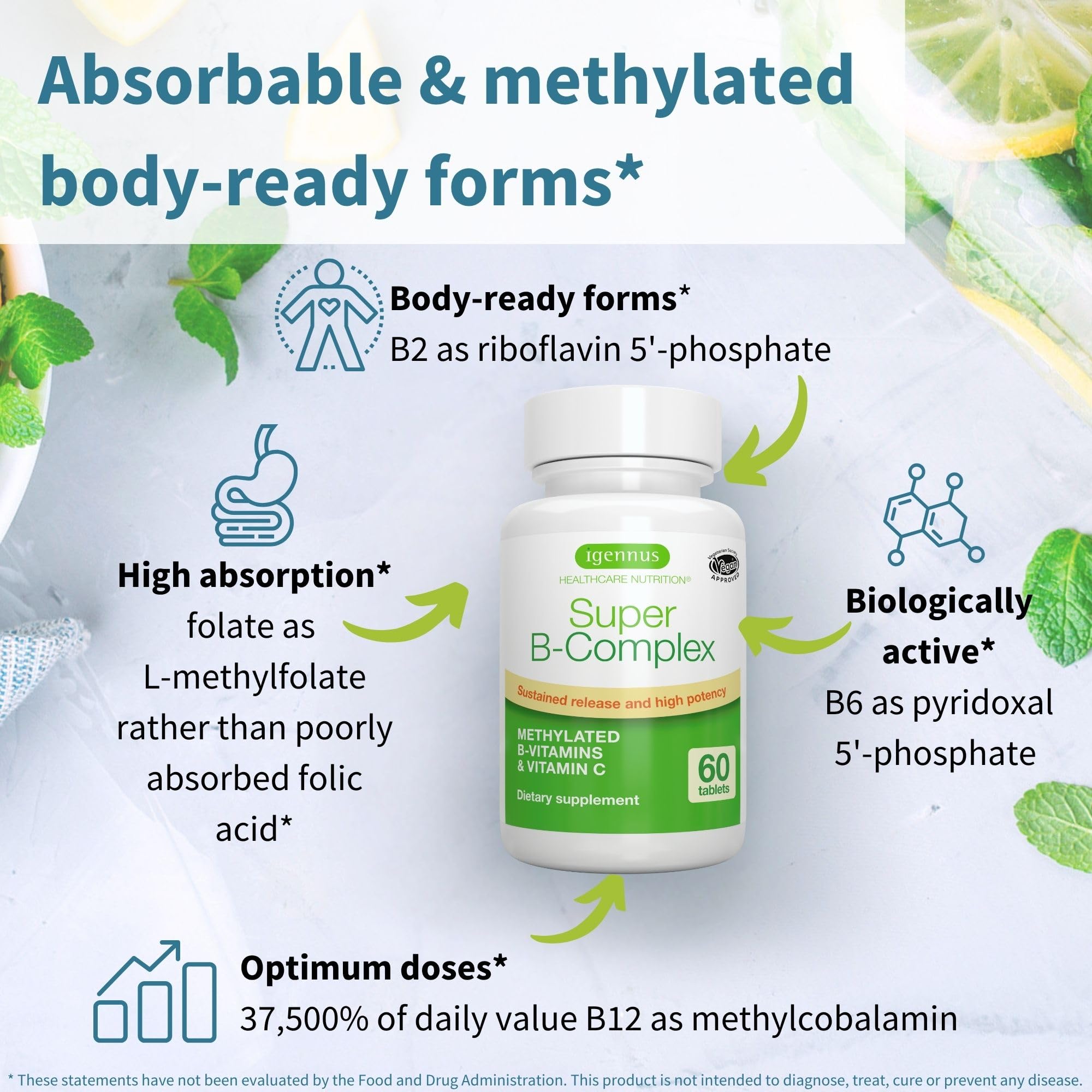 Sustained-release B vitamin technology