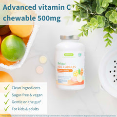Close-up of Igennus Vitamin C chewable tablet 500mg