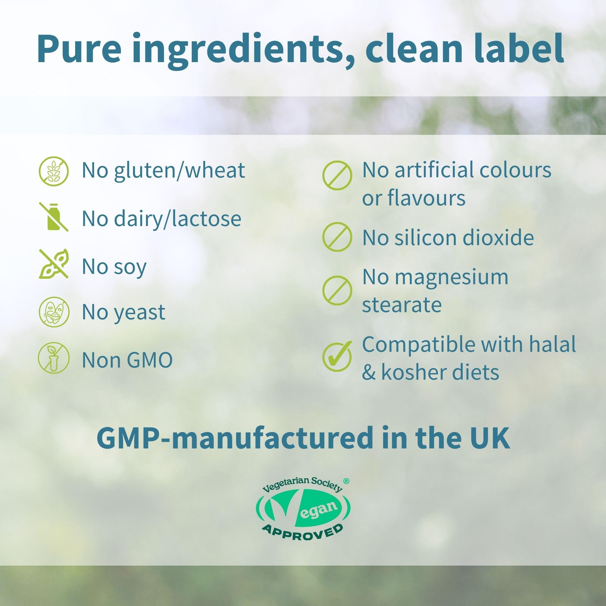 Igennus product shot highlights Vitamin K2 MK7 and active B vitamins