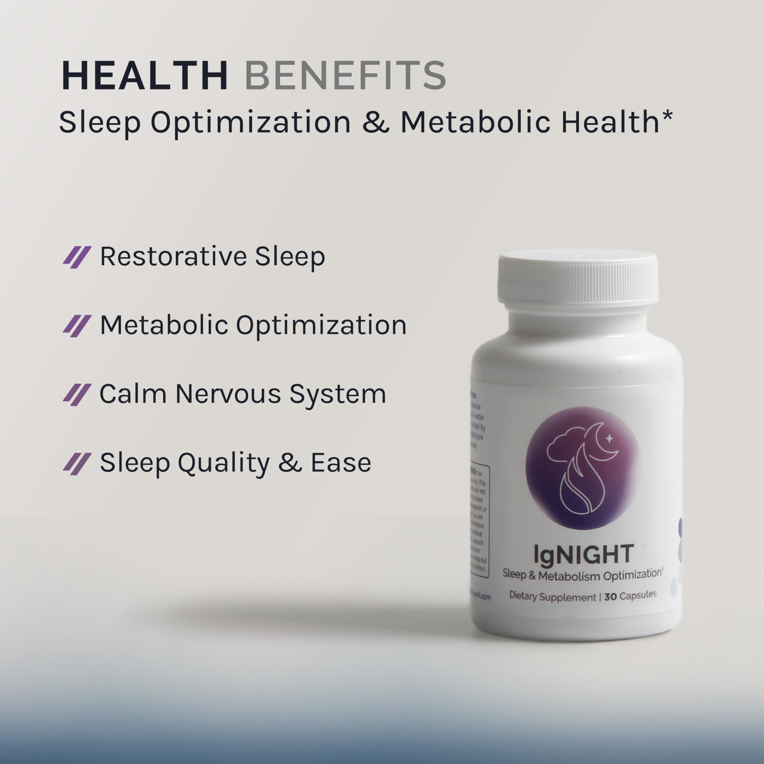 Sleeproot Valerian extract used in IgNIGHT