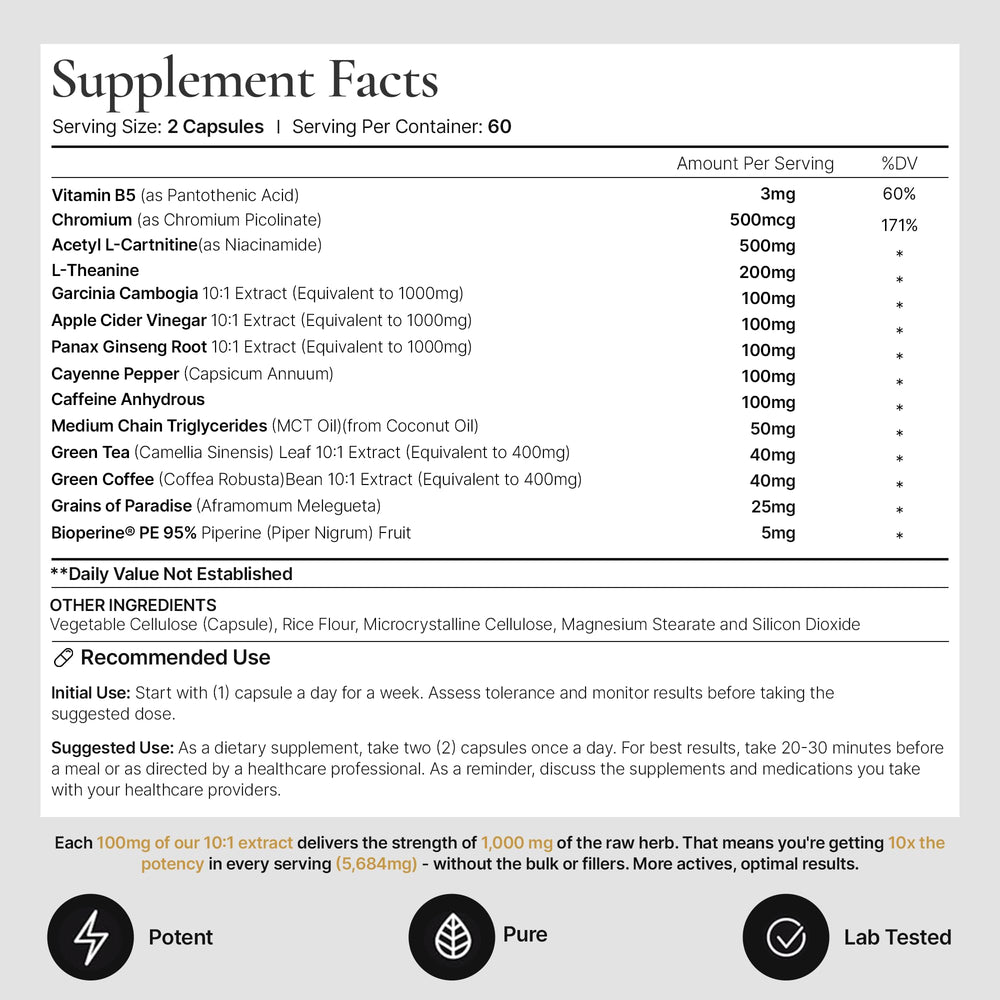Supports weight management and craving control