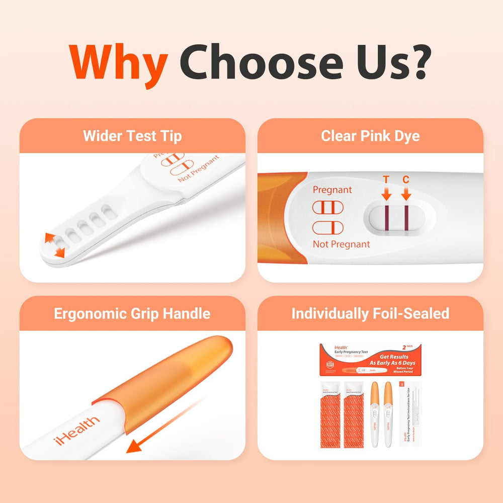 Close-up of test result lines showing interpretation