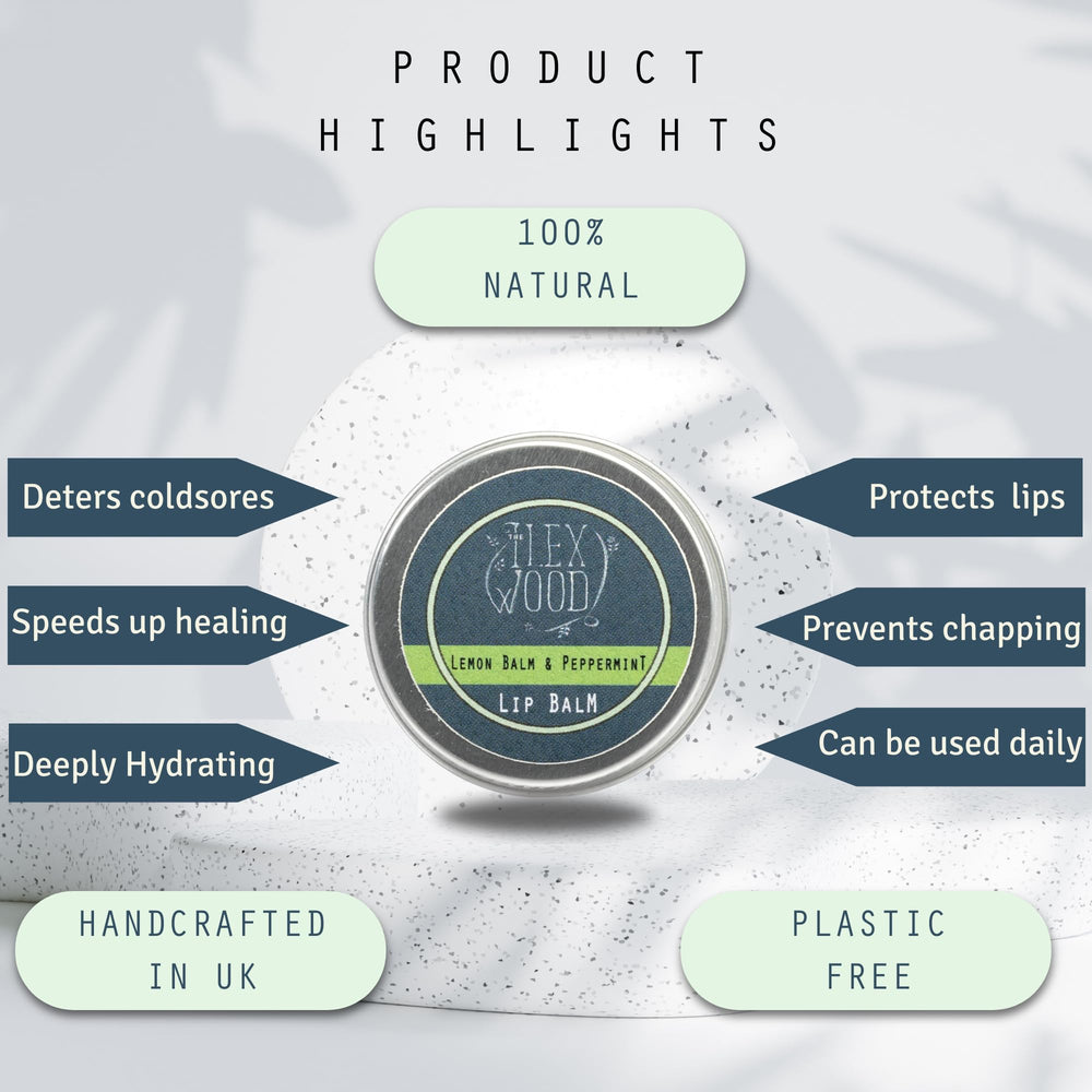 The Ilex Wood lip balm in daily use for effortless lip care