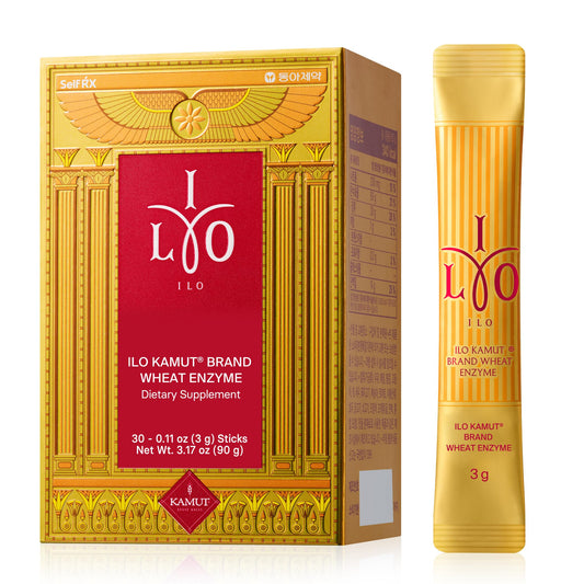 ILO Kamut Enzyme Complex bottle – front view