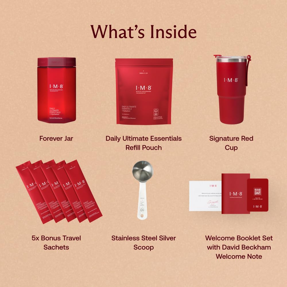 12g scoop and powder for IM8 Daily Ultimate Essentials.