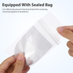 Healvian Disposable Tongue Covers - Non-Bitter Tongue Protector Sleeves (50 Pcs)