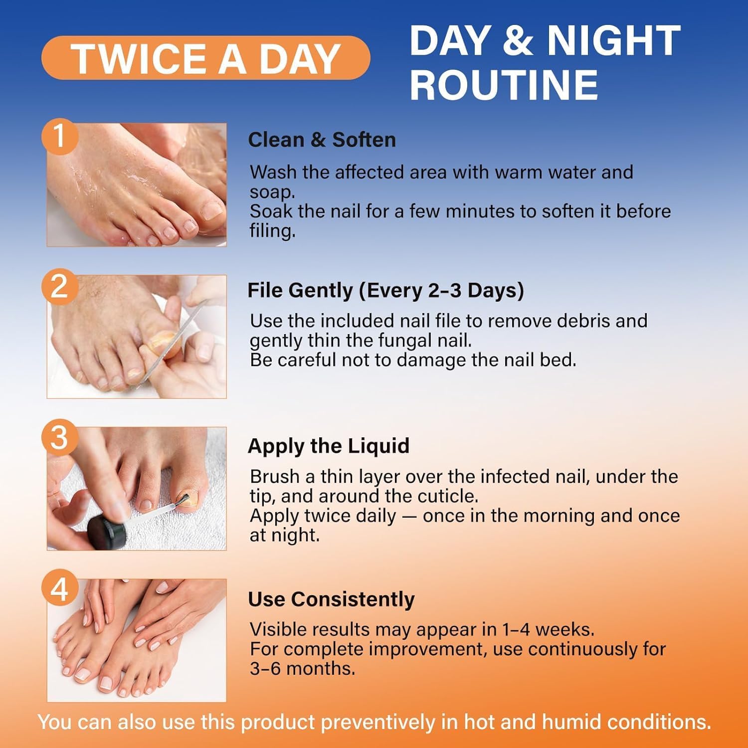TEGASOLVE Toenail Fungus Treatment Extra Strength – 15% Undecylenic Acid Antifungal Solution (9 Pcs)