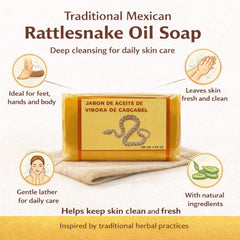 Five Brothers – Savon Cascabel traditionnel mexicain – Soin naturel pour la peau (140 g)