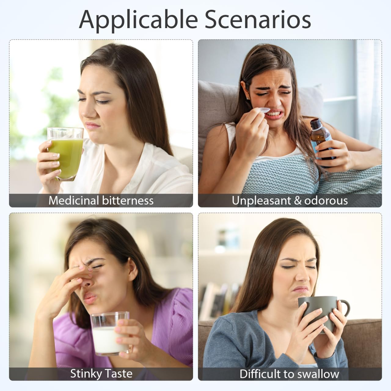 Healvian Disposable Tongue Covers - Non-Bitter Tongue Protector Sleeves (50 Pcs)