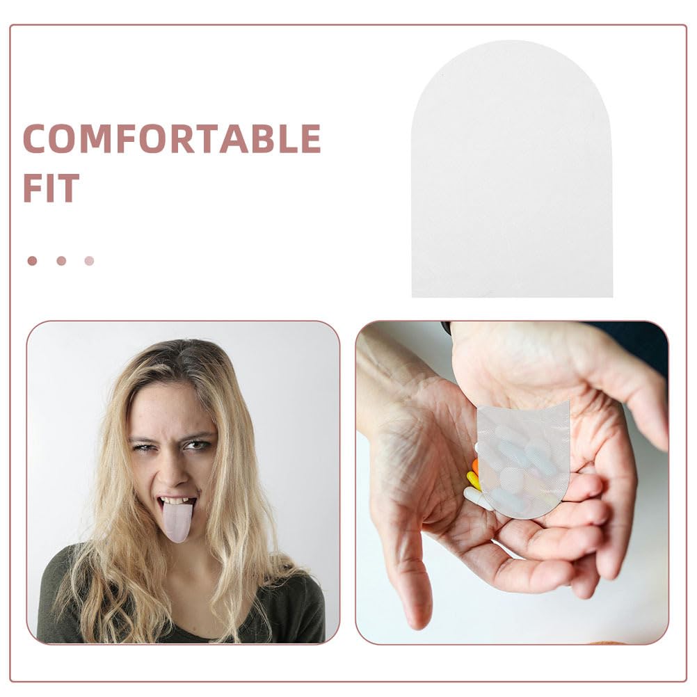 Healvian Disposable Tongue Covers - Non-Bitter Tongue Protector Sleeves (50 Pcs)