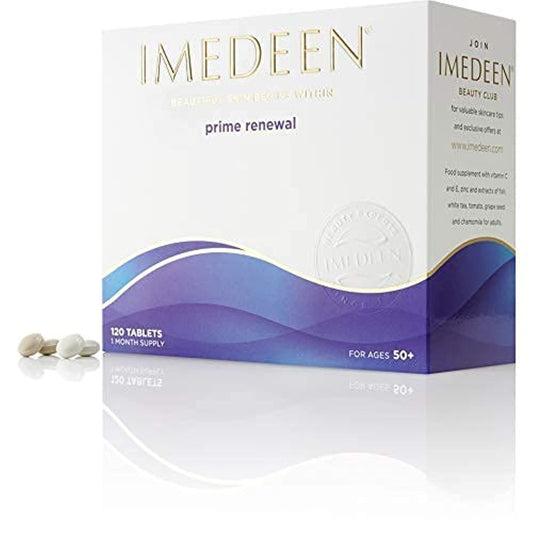 Imedeen Prime Renewal bottle with 360 tablets – front view