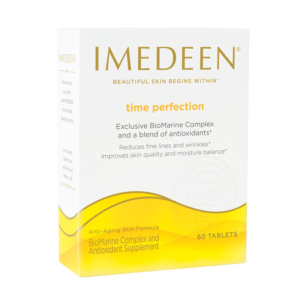Imedeen Time Perfection 60-count bottle on white background