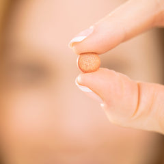 Graphic highlighting anti-aging benefits of Imedeen Time Perfection