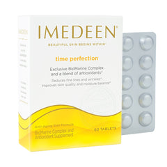 Close-up of Imedeen Time Perfection tablets